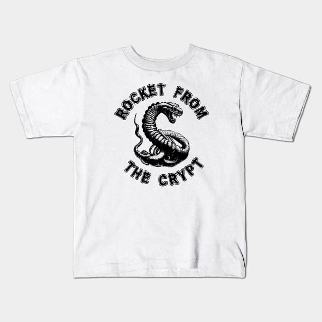Rocket From The Crypt - Serpent Kids T-Shirt by bakuto docher